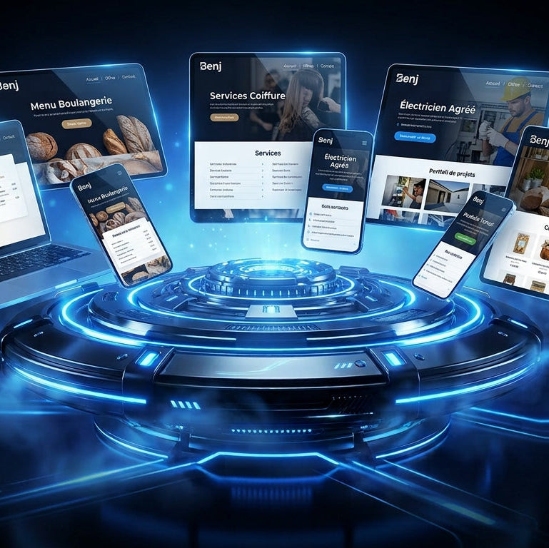 CRÉATION DE SITE VITRINE PROFESSIONNEL